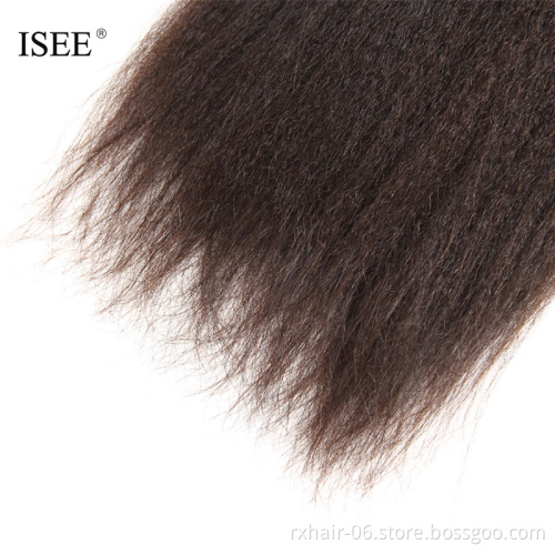 Malaysian Human Virgin Hair Kinky Straight Hair